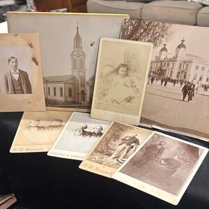 Vintage Sepia-Toned Photographs Collection